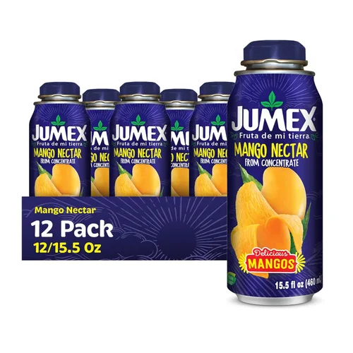 Vista 7 de Jumex Botella de néctar de guayaba lata, hecha con puré de fruta fresca, concentrado de jugo de guayaba para mezcla de batidos de frutas tropicales