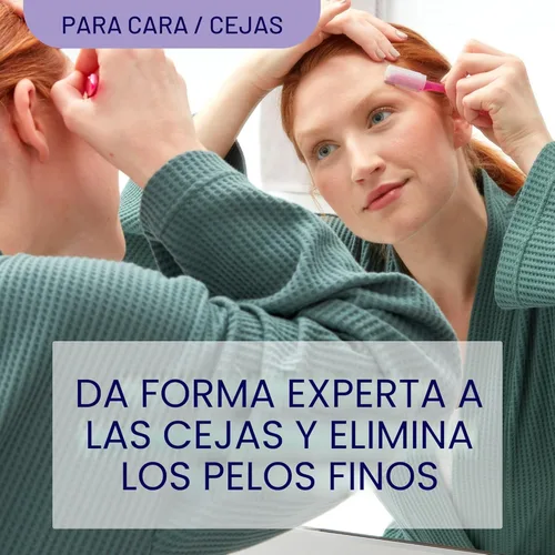 Vista 6 de Schick Hydro Silk Touch-Up - Herramienta de depilación con cubierta de precisión para cejas, 3 unidades Navaja para depilación, navajas faciales