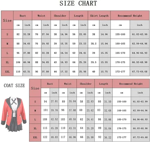 Vista 3 de Anime Kakegurui Jabami Yumeko - Disfraz de uniforme escolar para cosplay, conjunto completo para mujer