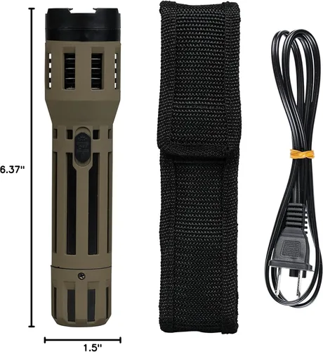 Vista 12 de SABRE - Pistola paralizante 2 en 1 con linterna LED, potente carga de 1.820 µC que induce dolor, 120 lúmenes, batería recargable, interruptor