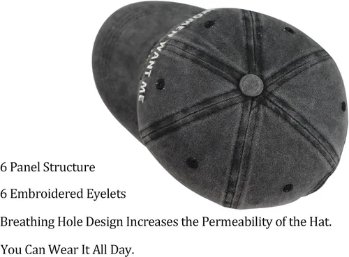 Vista 4 de Sombrero de pesca para hombres, papá, regalos de pesca divertidos, gorra de béisbol para mujeres, sombreros de pescado bordados de algodón ajustable