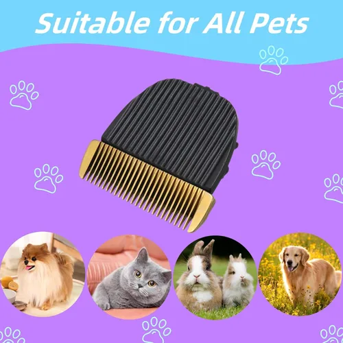 Vista 5 de Cuchilla de corte de pelo para perros, cuchillas de repuesto profesionales para mascotas, accesorio para perros y gatos para Baorun P2/P3