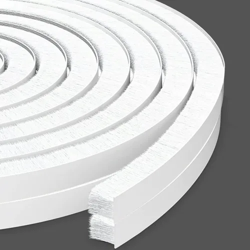 Vista 15 de Burlete autoadhesivo gris de 33 pies para puertas y ventanas, 0.4 pulgadas de ancho x 0.2 pulgadas de grosor