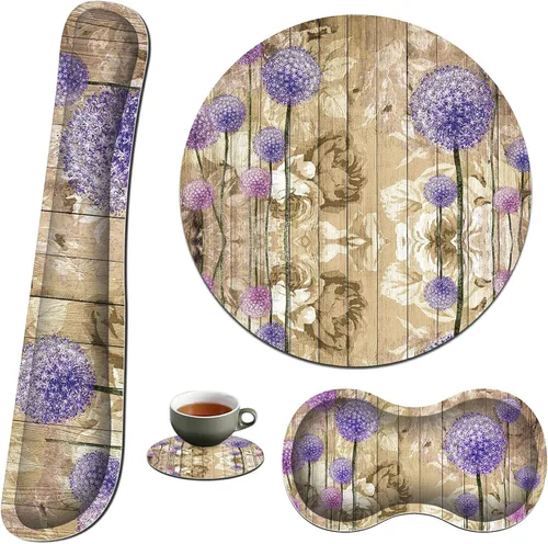 Vista 10 de Reposamuñecas para teclado, alfombrilla para mouse, reposamuñecas y posavasos, base de goma antideslizante con espuma viscoelástica ergonómica Vaca