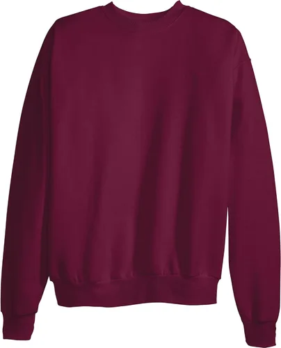 Vista 4 de Hanes EcoSmart - Sudadera de vellón sin botones para hombre, mezcla de algodón, con cuello redondo, paquete de1o2unidades