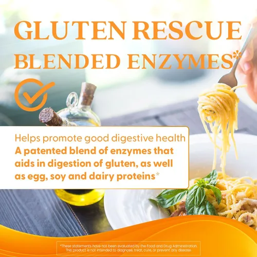 Vista 6 de Doctor's Best Gluten Rescue con glutalítico, sin OMG, vegano, 60 unidades (paquete de 1)