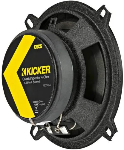Vista 2 de KICKER 46CSC54 CS-Series CSC5 5.25-Inch (130mm) Coaxial Speakers, 4-Ohm (Pair)