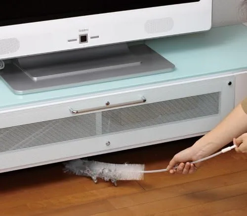 Vista 4 de SANEI Suministros de limpieza PR852, cepillo de limpieza de polvo para huecos