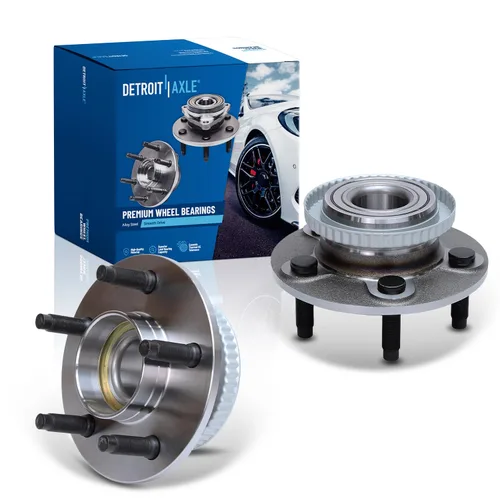 Vista 36 de Detroit Axle - 2 Cubos de Cojinetes de Rueda Delantera para Dodge Ram 1500 2009-2011, Conjunto de Cojinetes de Rueda y Cubos 2010, Par de Cubos