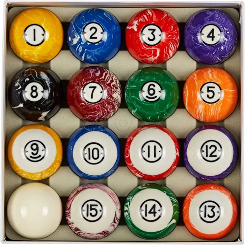 Vista 5 de Collapsar Pelotas de billar de lujo de 2-1/4 pulgadas estilo mármol remolino bola de billar juego completo de 16 bolas (varios estilos disponibles)