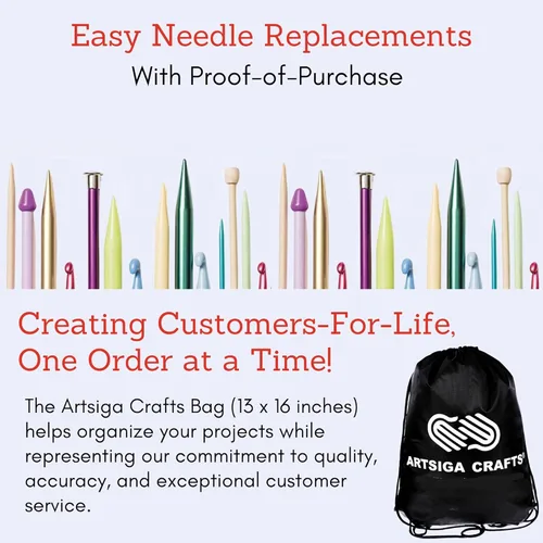 Vista 5 de KnitPro Mindful Hope - Juego de agujas de tejer circulares de 5 pulgadas, tamaño 2.5, 3, 4, 5, 6, 7, 8 intercambiables, 3 cables, 2 conectores