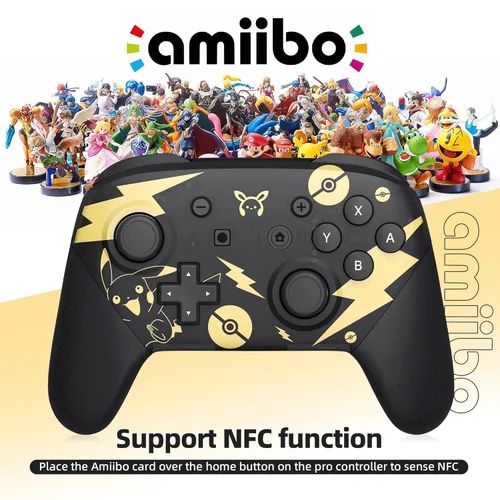 Vista 2 de Switch Pro Controller, Wireless Switch Controllers with Carrying Storage Case, Upgraded Gamepad Switch Remote Replacement for Switch Controller