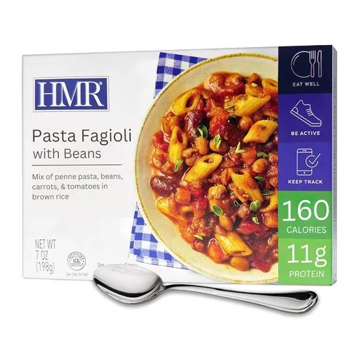 Vista 19 de HMR Lasaña con salsa de carne Almuerzo o cena preempaquetada para apoyar la pérdida de peso Lista para comer 16 g de proteína Alimento bajo