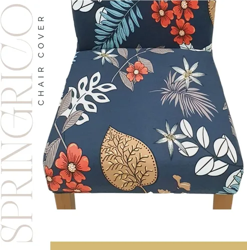 Vista 90 de SPRINGRICO Juego de 4 fundas para sillas de comedor, fundas elásticas para sillas de comedor, de elastano lavables, fundas para sillas Parsons