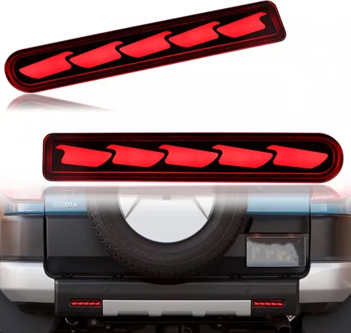 Vista 8 de Lente ahumada Switchback - Faro delantero LED blanco/ámbar compatible con Toyota FJ Cruiser 2007-2021, accesorios funcionan como lámpara