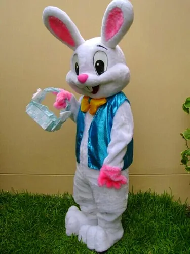 Vista 2 de UBCM Easter Rabbit Bunny Rabbit Mascot Costume Adult Size Fancy Dress Halloween
