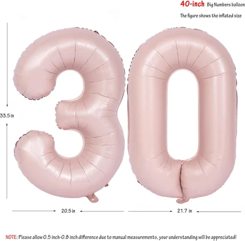 Vista 401 de Globos de 40 pulgadas con números de caramelo, papel de aluminio de helio, globos de látex de Mylar para fiesta de cumpleaños, decoración digital 0
