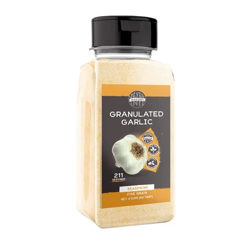 Vista 5 de Birch & Meadow Ajo granulado, 9.6 oz, dientes de ajo molidos, versátil