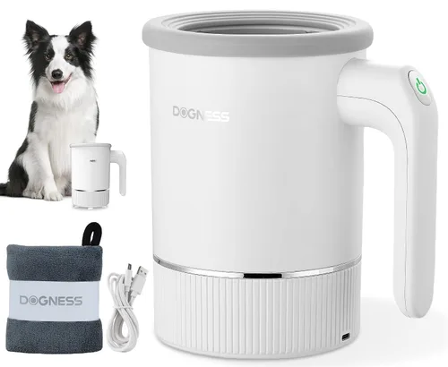 Vista 10 de DOGNESS W02 Limpiador automático de patas de perro para perros medianos a grandes (verde)