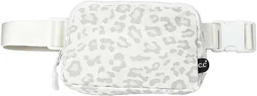 Vista 62 de C.C Riñonera de Cintura para Mujer – Riñonera Acolchada Cruzada de Cintura con Correa Ajustable, Idea de Regalo de Moda, Gris camuflaje