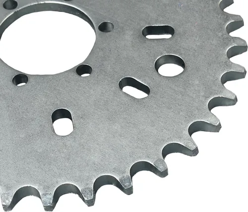 Vista 5 de Piñón de rueda dentada de 35 dientes 35T con kit de montaje de piñón trasero de 9 agujeros para bicicleta motorizada de 49cc 50cc 66cc 80cc 100cc