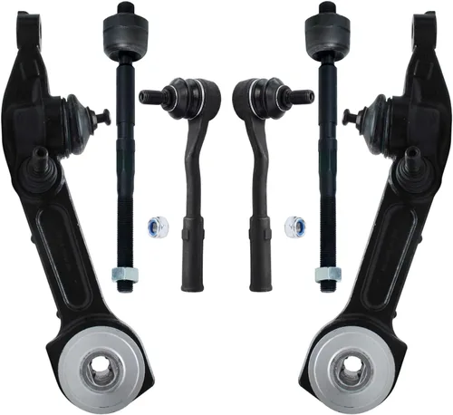 Vista 153 de Detroit Axle - Kit de brazos de control de extremo delantero RWD para Dodge Charger Challenger Chrysler 300, 2 brazos de control delantero