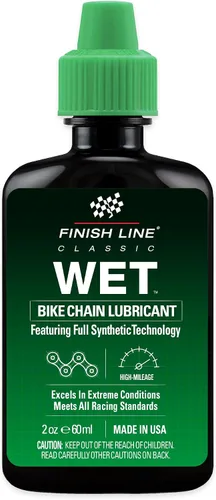 Finish Line WET lubricante para cadena de bicicleta | aceites de bicicleta