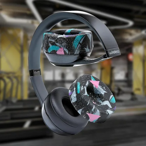 Vista 4 de WC SweatZ Beats Solo - Fundas para almohadillas de oído con protección contra el sudor para Beats Solo 4, Beats Solo 3 y Beats Solo 2, fabricadas