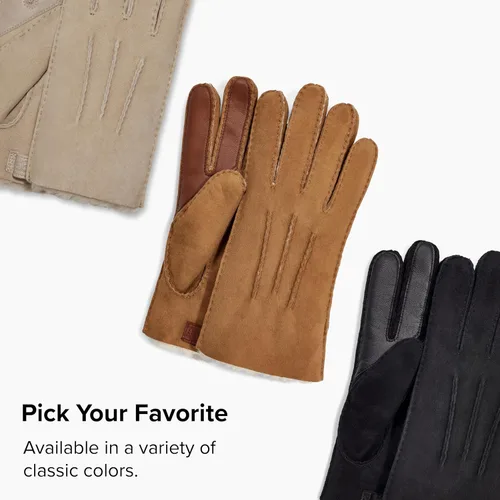 Vista 4 de UGG - Guantes de piel de oveja resistentes al agua
