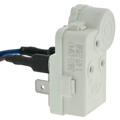 Vista 2 de ZHB73-120P4.7 Relé PTC y condensador 8UF CBB65, kit de arranque para refrigeradores y congeladores