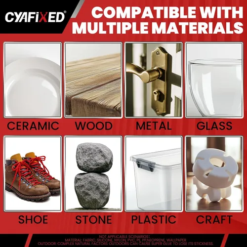 Vista 2 de Pegamento grueso de 4.23 oz, transparente, multiusos, reparación de pegamento CA para muebles de madera, metal y plástico, adhesivo de cianoacrilato