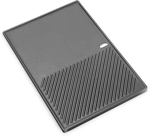 Vista 10 de Plancha de hierro fundido 7421 para parrilla Weber de carbón de 22 pulgadas, sartén de hierro fundido de 13 pulgadas, sartén de hierro fundido fácil