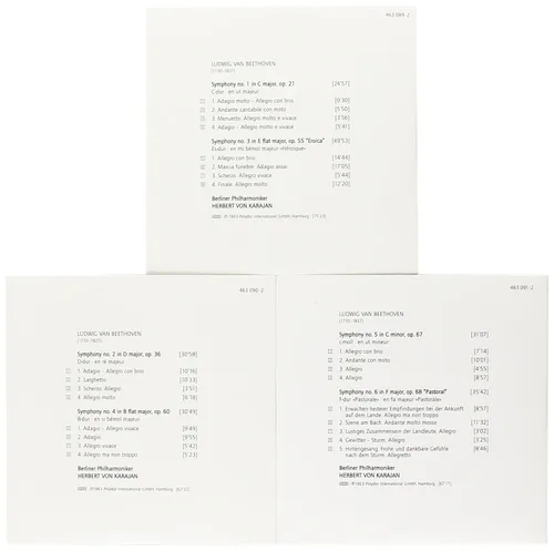 Vista 4 de Beethoven 9 Symphonies Karajan 1963