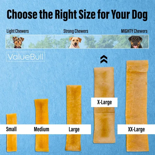 Vista 3 de ValueBull - Barras de queso para perros, extra grandes, 10 libras, todo natural de yak del Himalaya yak para perro masticar XL, saludable y seguro