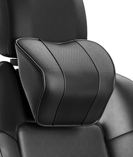 Vista 8 de Almohada para reposacabezas de automóvil, almohada para el cuello del automóvil para conducir, almohada de automóvil para aliviar el dolor