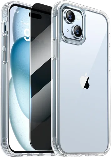 Vista 30 de Diaclara Funda diseñada para iPhone 13 Pro Max, [con protector de pantalla de privacidad] [antiespía] [protección contra caídas de grado militar]