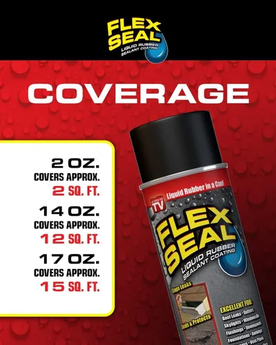 Vista 5 de Sellador líquido de goma en una lata Flex Seal Colors, de As seen on TV, 14 onzas., FSTANR20