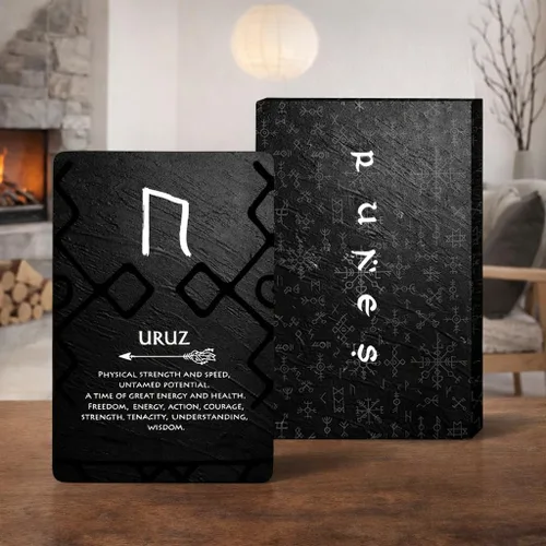 Vista 2 de Ibiza Tarot Runes Oracle - Baraja nórdica para adivinar Auténtica experiencia Oracle de 24 cartas