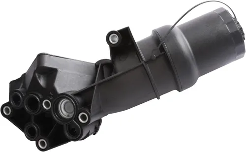 MITZONE - Carcasa de filtro de aceite compatible con 2005-2014 Volkswagen Beetle Golf Jetta Rabbit Passat Audi TTRS 2.5L Reemplaza 07K115397D