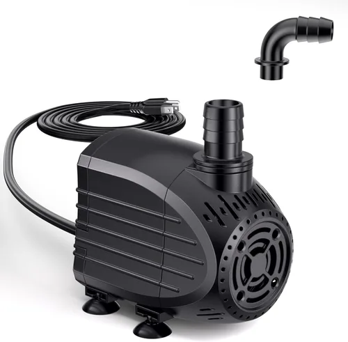 NFESOLAR Bomba de Agua Sumergible 200GPH, Bomba Sumergible Ultra Silenciosa con Protección contra Quemado en Seco Elevación Alta de 5.4 pies para