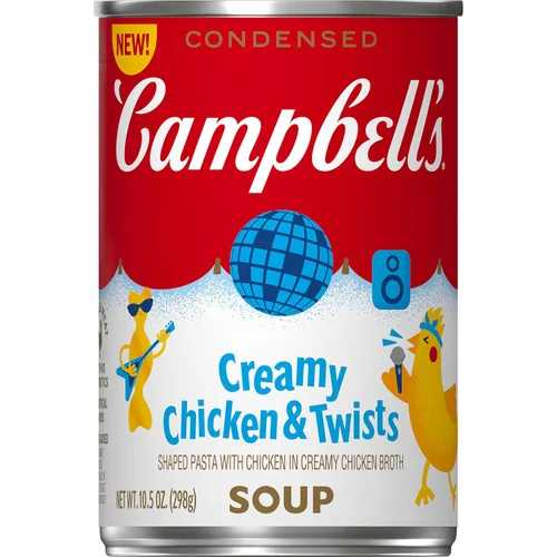 Vista 17 de Campbell's Sopa condensada de fideos con queso cheddar para niños, lata de 10.5 onzas