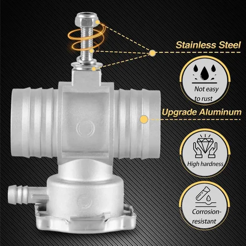 Vista 3 de Tapa de Refrigerante de Aluminio de Mejora para Motor con Tapón de Radiador Compatible con Dodge Durango Dakota Chrysler 200 Sebring Jeep Compass