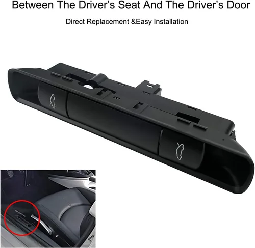 Vista 2 de Interruptor de liberación de capó y cubierta 99761310502A05 Cubierta interior para Porsche 911 Boxster Cayman 2005-2012