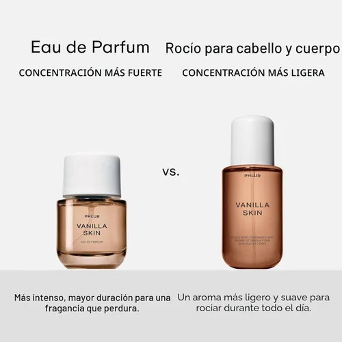 Vista 6 de PHLUR Vanilla Skin Eau de Parfum - Perfume en aerosol de tamaño completo - Perfume de vainilla con pimienta rosa, madera de cachemir y sándalo