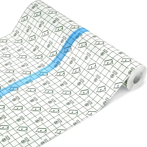 Vista 5 de Vendaje adhesivo transparente, impermeable, cinta elástica para tatuajes y natación (3.94 pulgadas x 10.94 yardas)