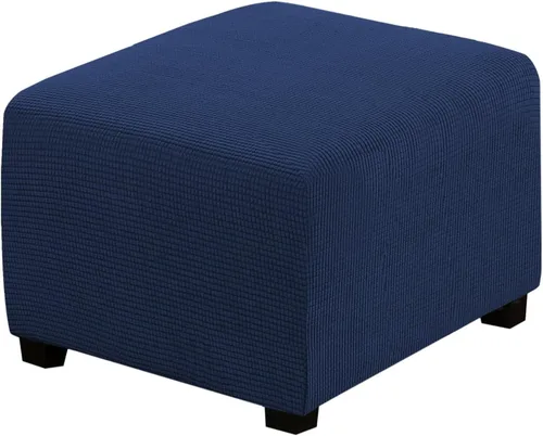 Vista 49 de H.VERSAILTEX Funda Deslizable para Otomana Rectangular Ajuste de Longitud 29"-34" Reposapiés Fundas Deslizables para Sofá Funda para Taburete