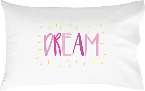 Vista 9 de Oh, Susannah Dream Kids - Funda de almohada para niños, color azul, amarillo y rosa, divertida funda de almohada juvenil