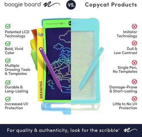 Vista 9 de Boogie Board Sketch Studio - Kit de actividades para tableta de dibujo auténtica para niños, incluye tablero de dibujo reutilizable de 10 pulgadas