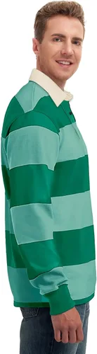Vista 2 de AOBUTE Camisetas de Mardi Gras para hombre, manga larga, carnaval, martes gordo