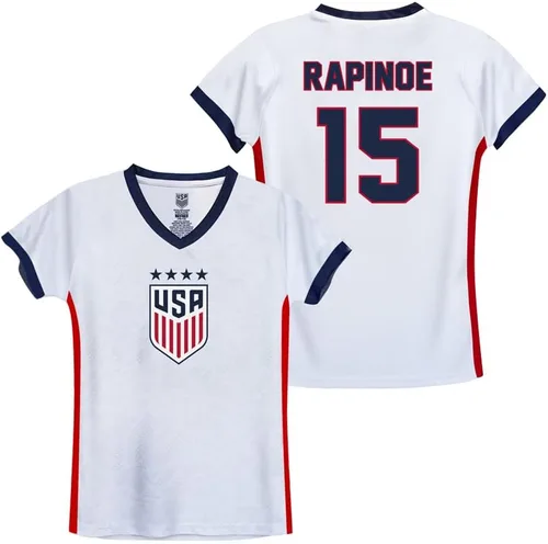 Icon Sports Camiseta oficial del equipo nacional de fútbol femenino de EE. UU. para el día del partido - Niñas